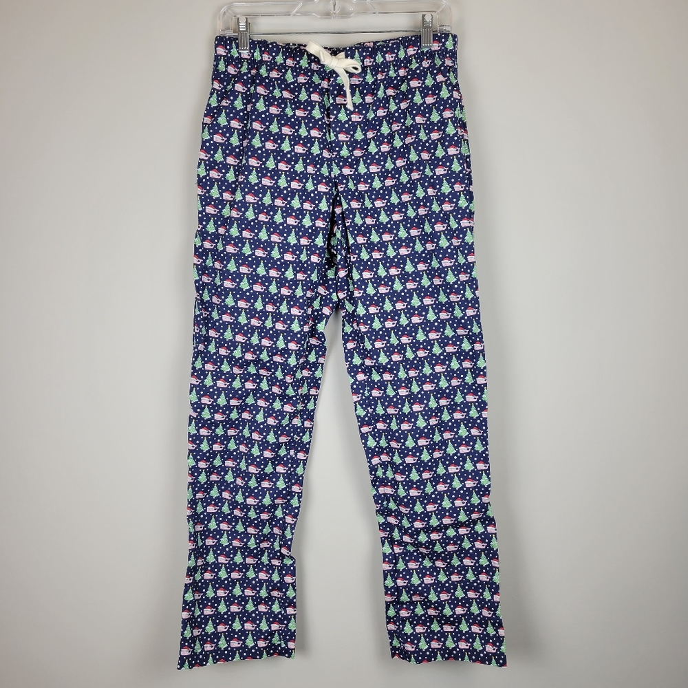 Vineyard Vines Santa Whale Christmas PJ Pants